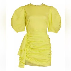 Rhode Resort Pia dress in chartreuse, new with tags size medium